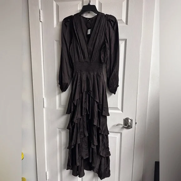 Ruffinello Flowy ruffled maxi dress - Picture 4 of 6